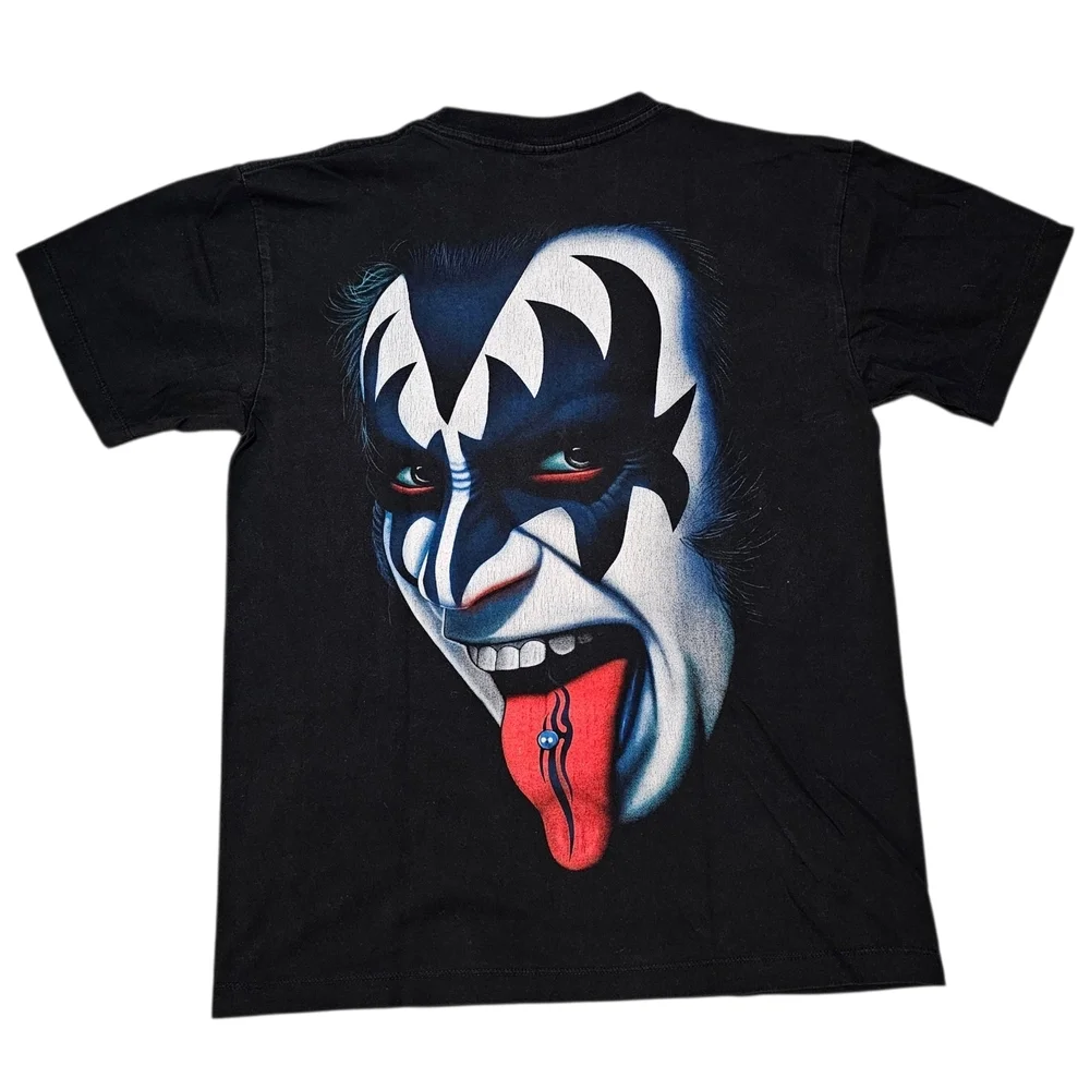 Retro KISS Gene Simmons Big Face Portrait T-shirt - Picture 2 of 4